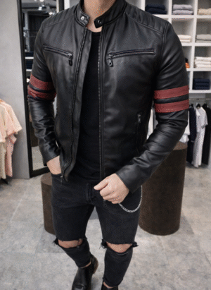 Мъжко яке еко кожа А-98