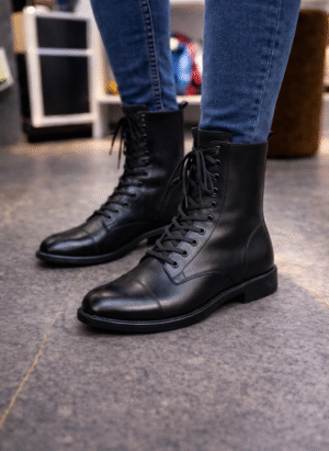 Мъжки черни боти  Б-102