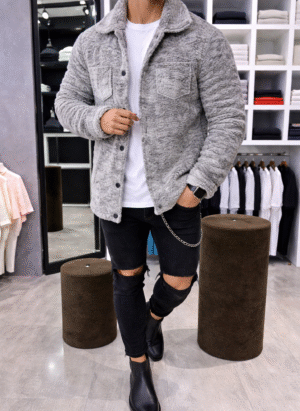 Мъжко плюшено яке